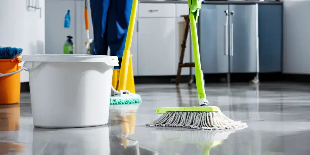 How to Clean Sticky Floor